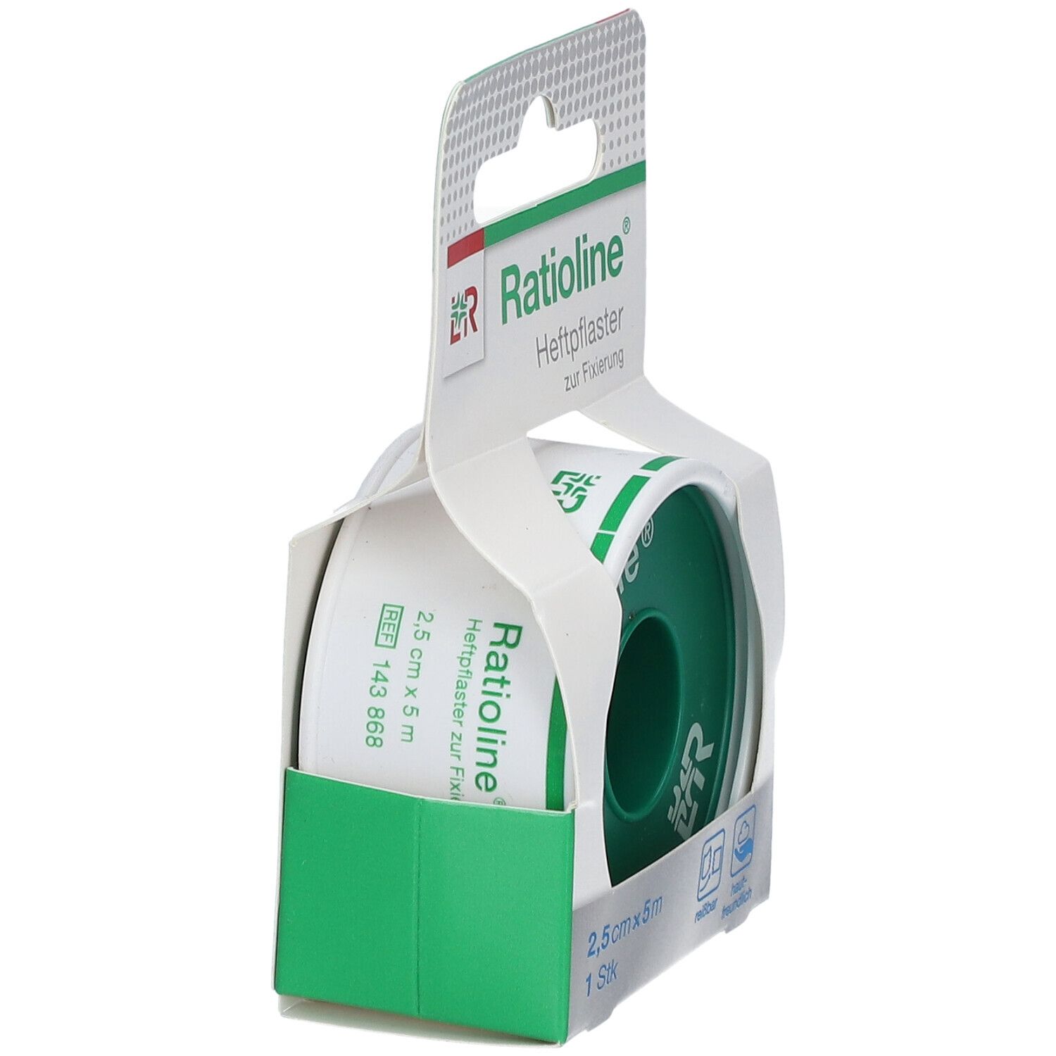 Ratioline® acute Heftpflaster 2,5 cm x 5 m
