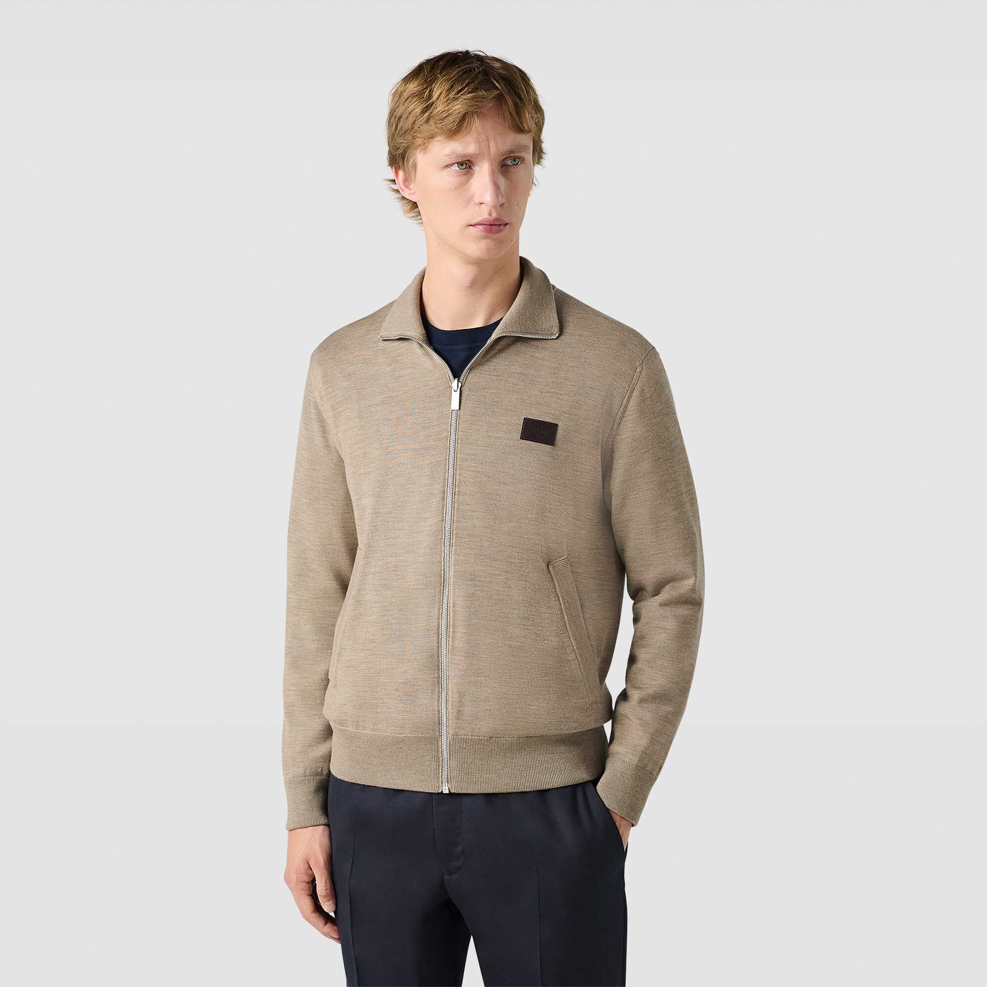 Blouson Reversible En Laine