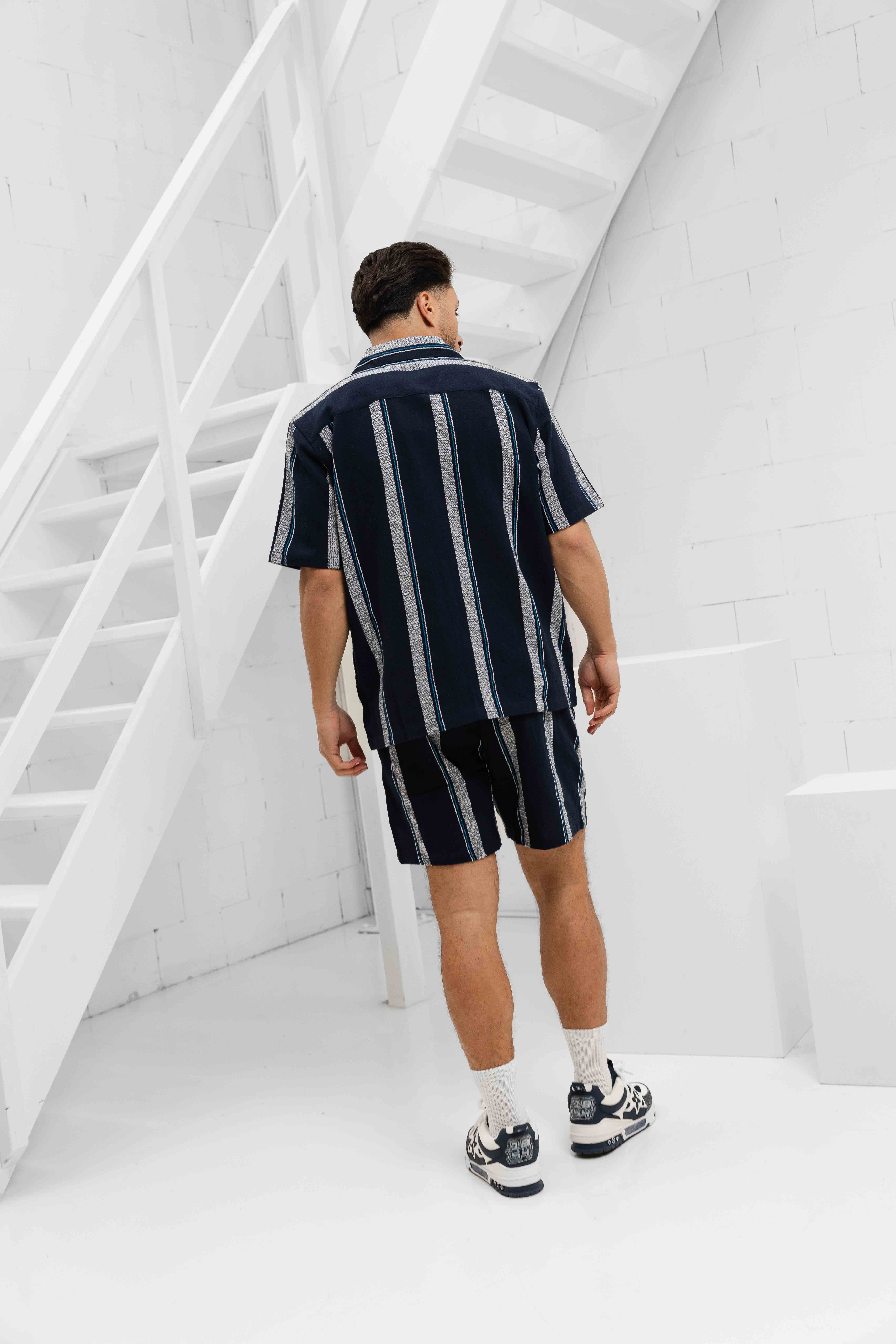 Pure Path Cuban Zomerset Heren Donkerblauw