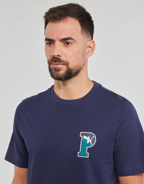 Puma - PUMA SQUAD BADGE TEE - Marine