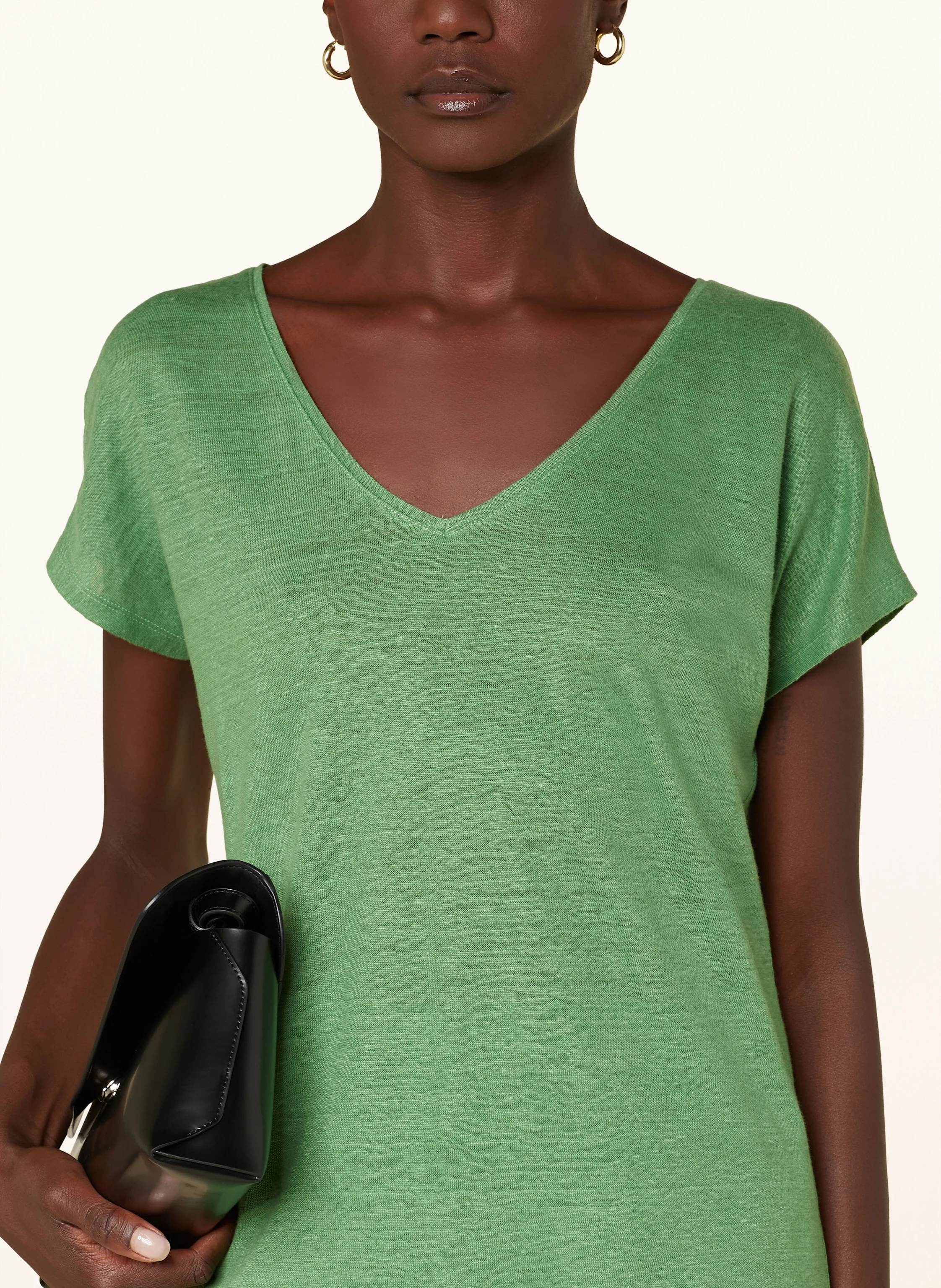 RIANI T-Shirt aus Leinen