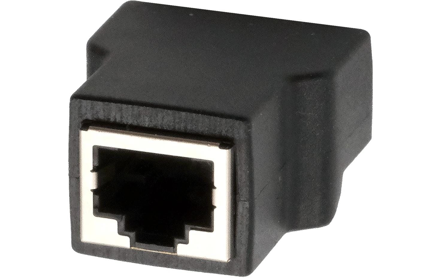 Buchse RJ45 zu 8-pin Terminalblock mit Drucktaster 1 StückTerminalblock Adapter