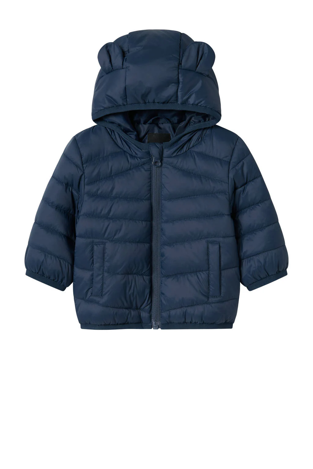 NAME IT BABY gewatteerde jas donkerblauw