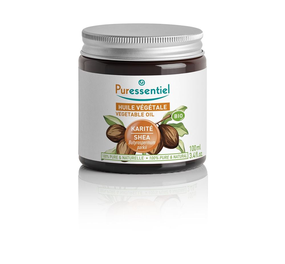 Puressentiel Pflanzenöl Shea-Butter<br>100 ml, Flasche, Öl, Bio