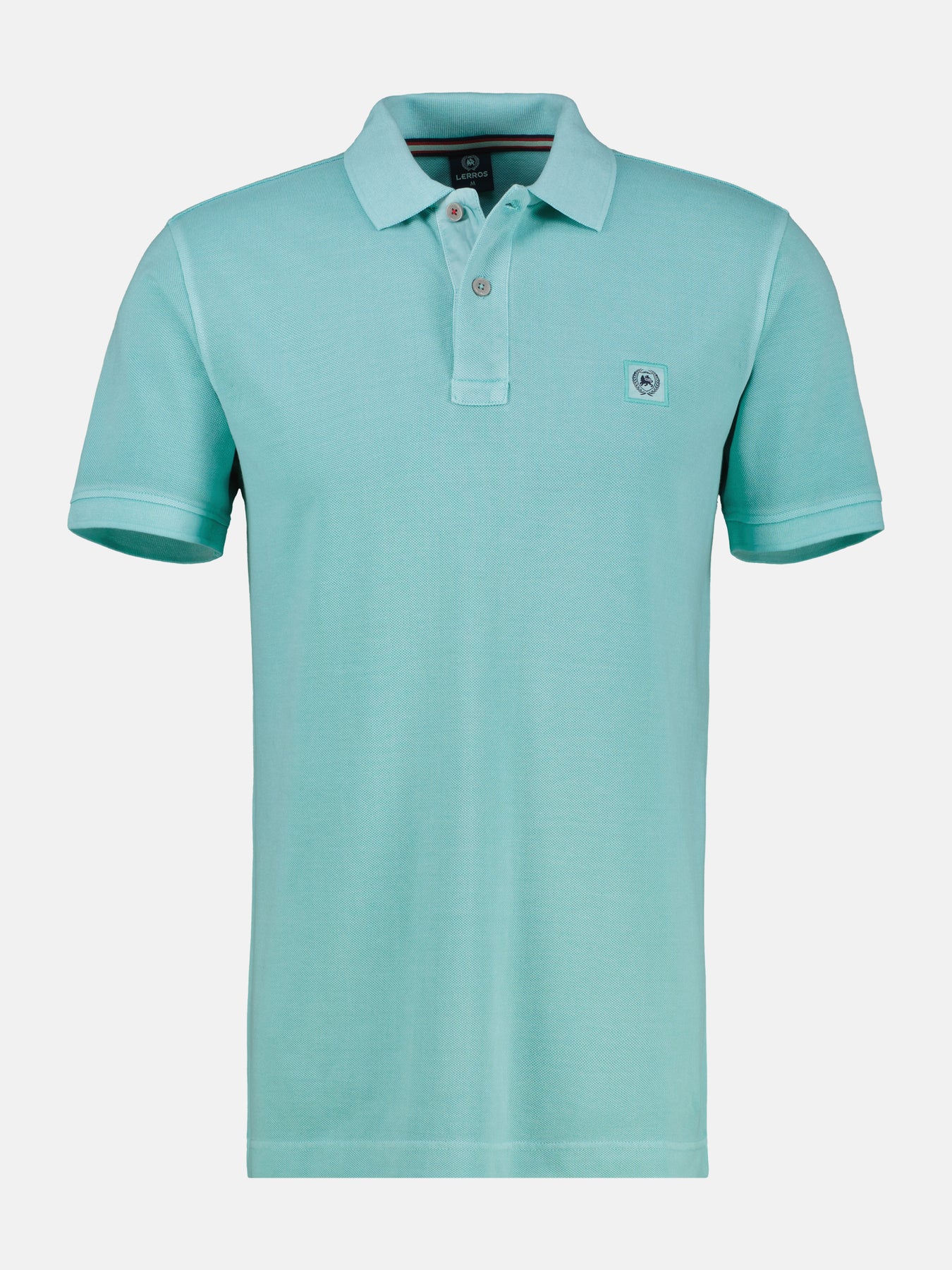 Herren Poloshirt in gewaschener Optik