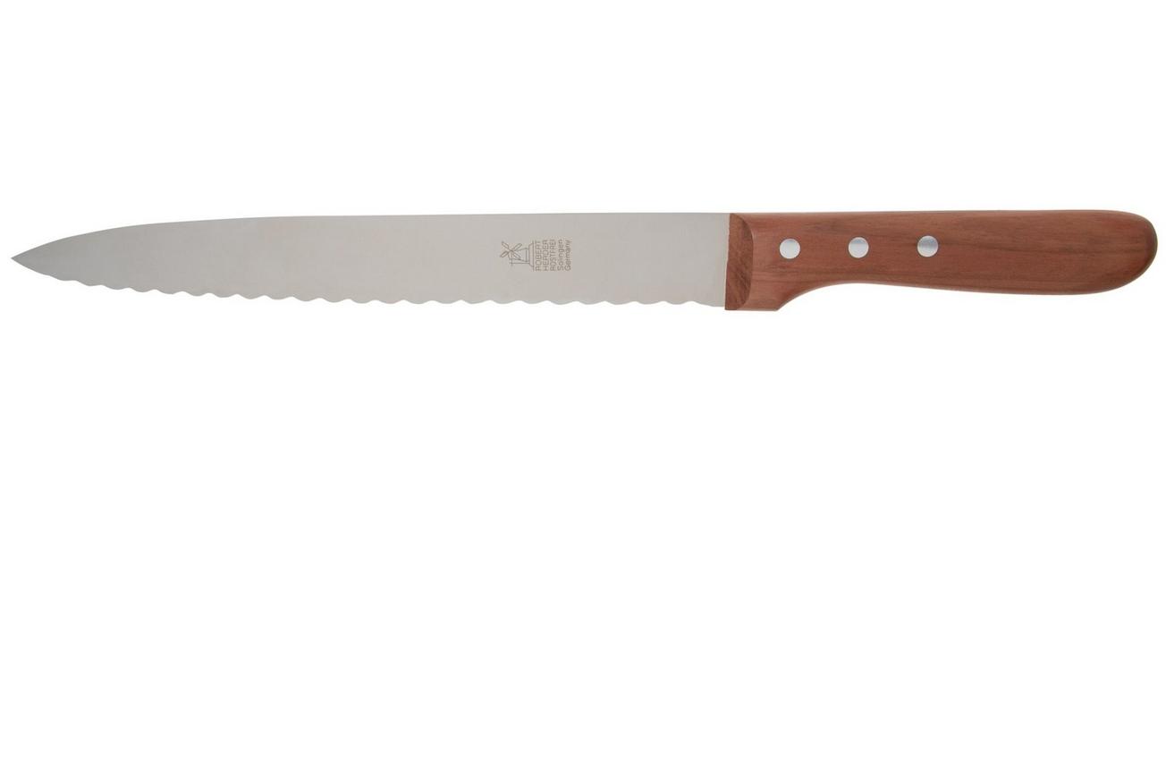 Robert Herder 1602100004 brood en vleesmes 25 cm, pruimenhout