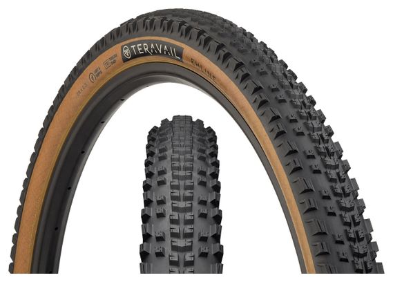 Pneu VTT Teravail Ehline 29'' Tubeless Ready Souple Light & Supple Flancs Beiges Tan