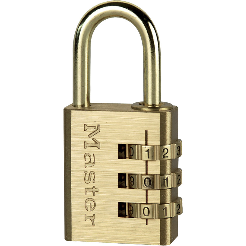 Master Lock combinatiehangslot Aluminium, 30mm