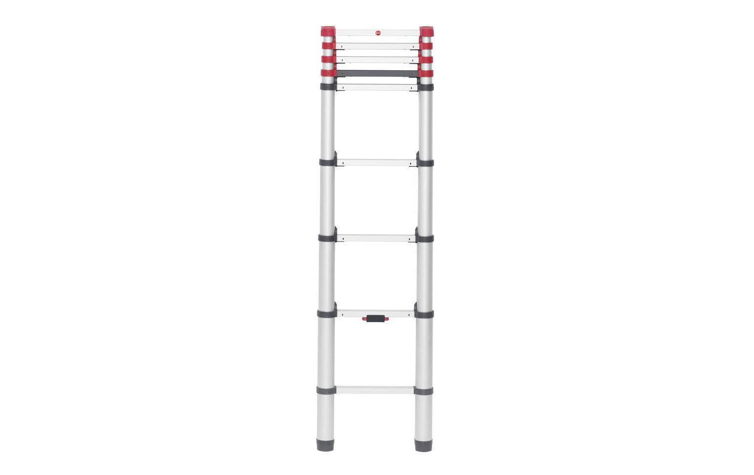 Teleskop-Anlegeleiter T80 Flexline 260 9 Stufen<br>Aluminium Sicherheits-Teleskopleiter