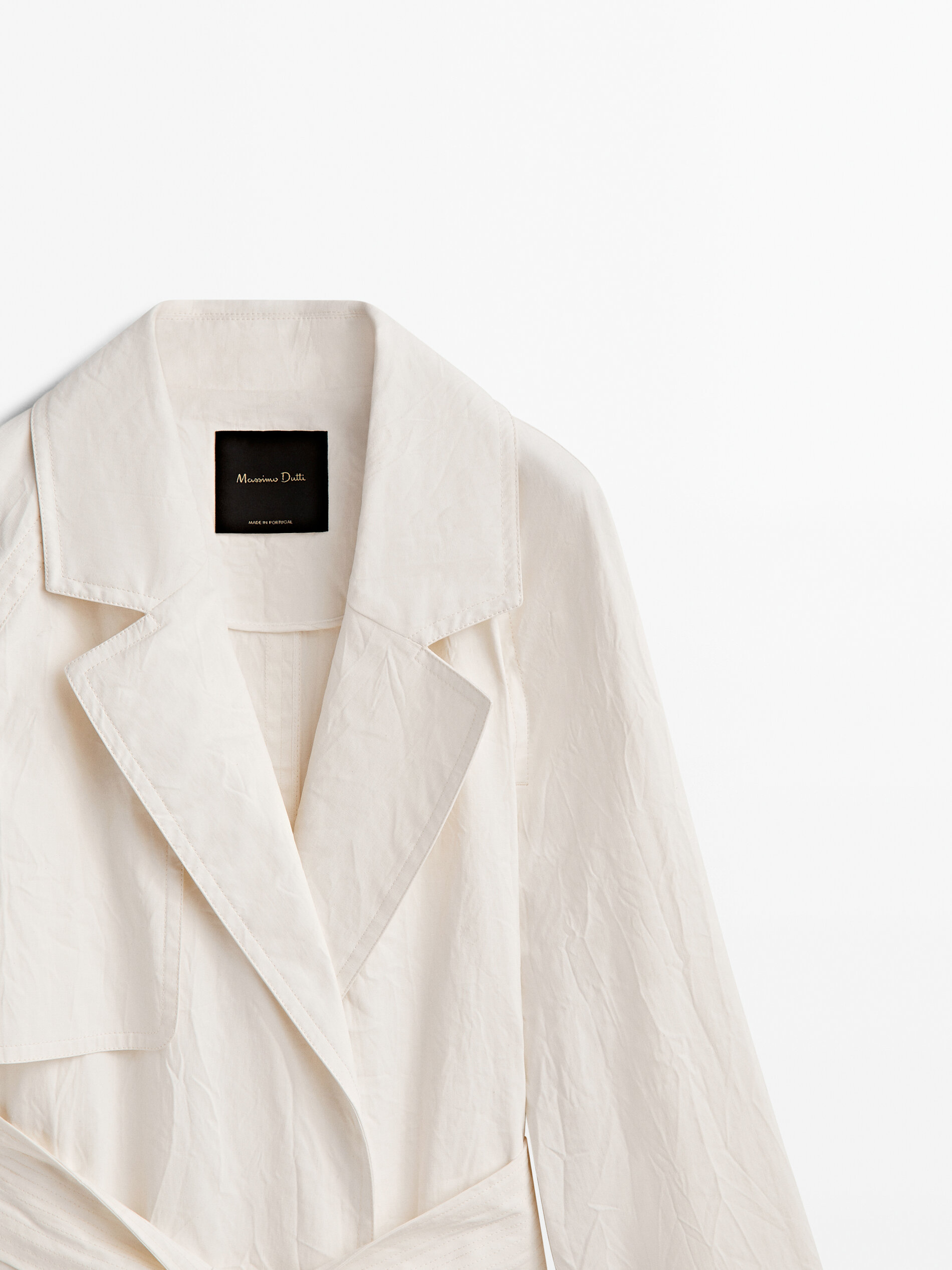 Gabardine com efeito enrugado - Edição Limitada - RAW
