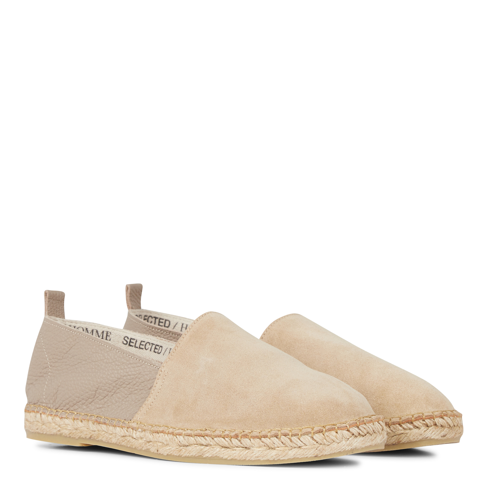 Espadrilles en cuir | Beige