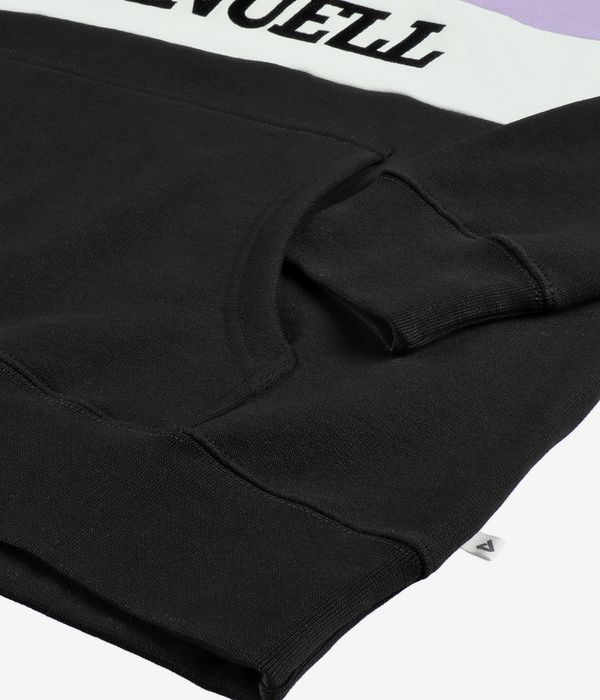 Anuell Venator Organic Half Zip Hoodie (black purple green)