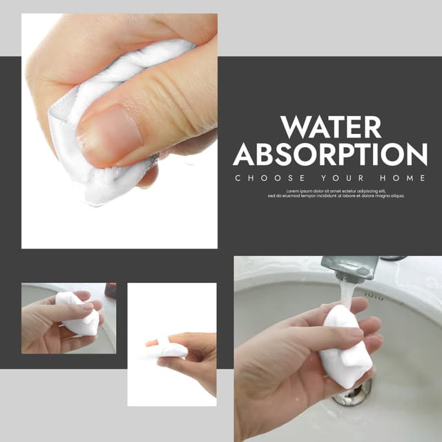 Trekantet Powder puff