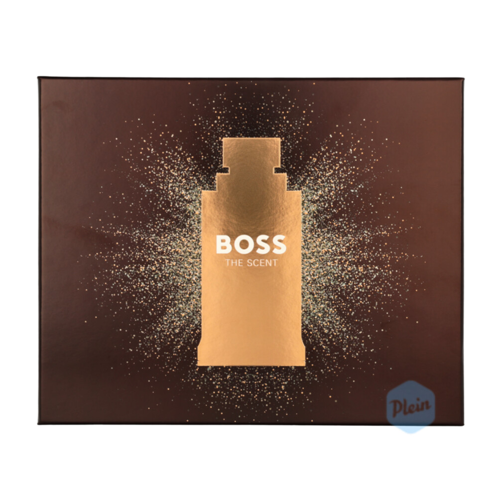 Hugo Boss The Scent Geschenkset Eau de Toilette Spray 100ml + Deo Spray 150ml + Douchegel 100ml350 ml