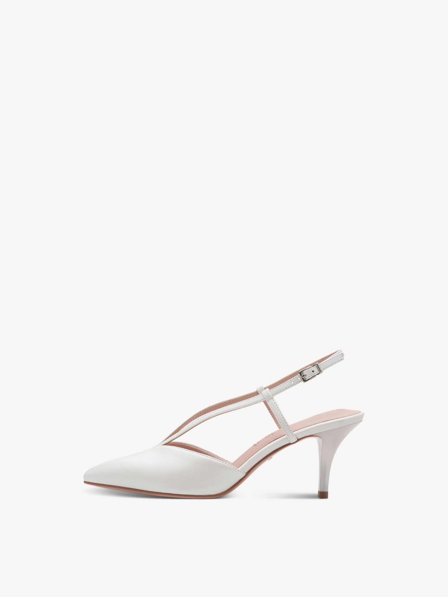 Leren Slingpumps - wit