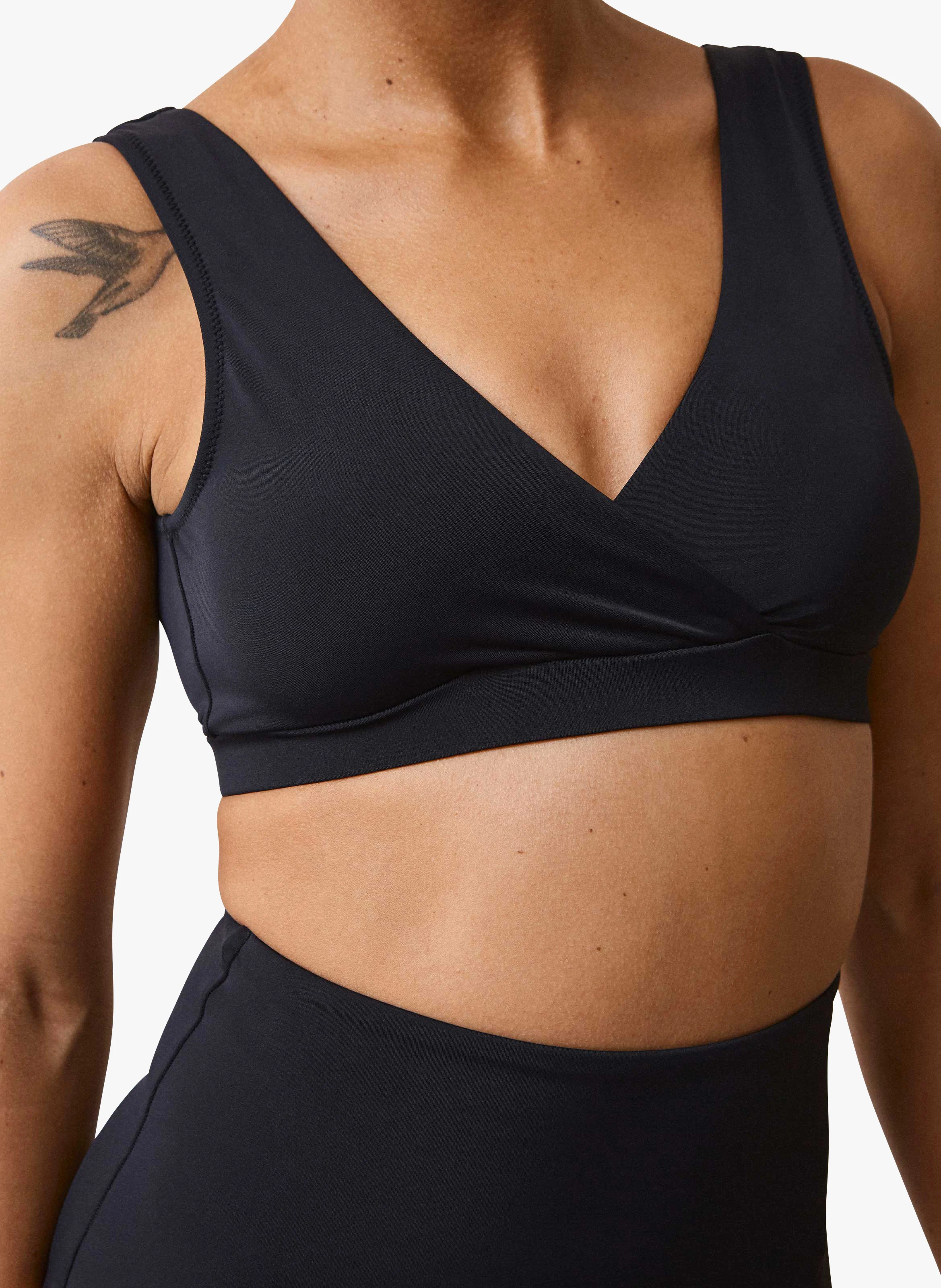 Haut de maillot de bain triangle| Noir