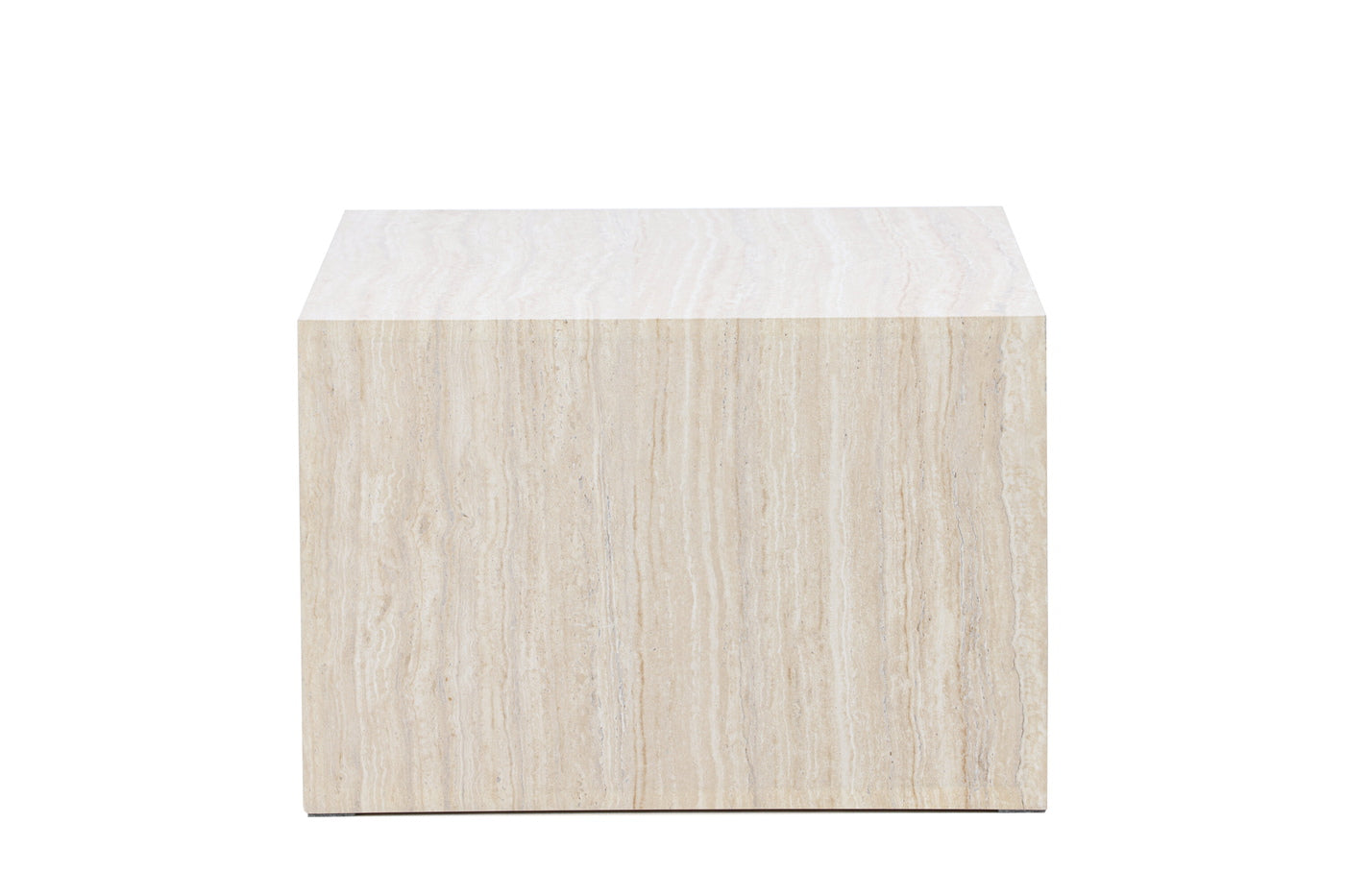 FjÃ´rd - Salontafel Rechthoek - Travertinlook - 80cm - York