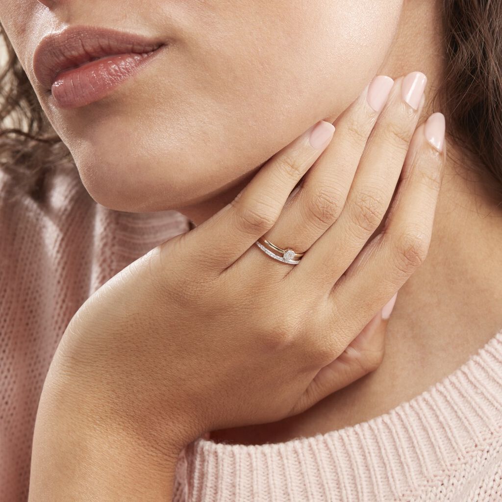 Bague Maellys Or Jaune Diamant