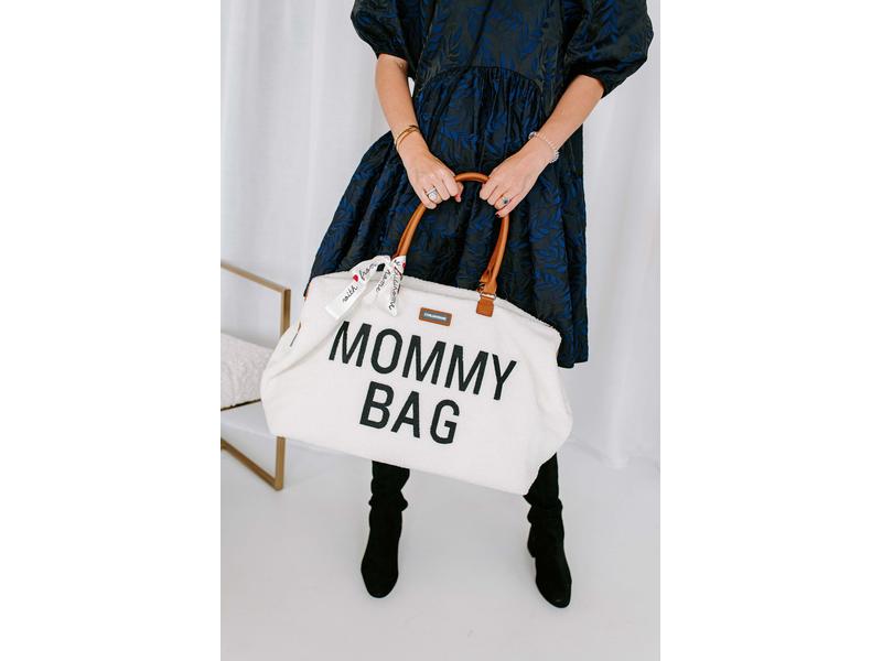 Childhome Wickeltasche Mommy Bag Altweiss Wickeltasche Teddy Altweiss