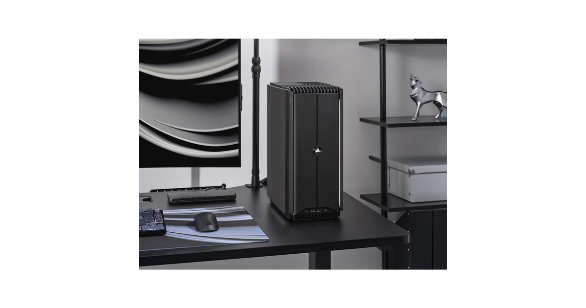 CorsairOne i600 Metal Dark (CS-9020053-PE) gaming pc  (Zwart | Core Ultra 9 285K | RTX 5080 | 64 GB | 2x 2TB SSD)