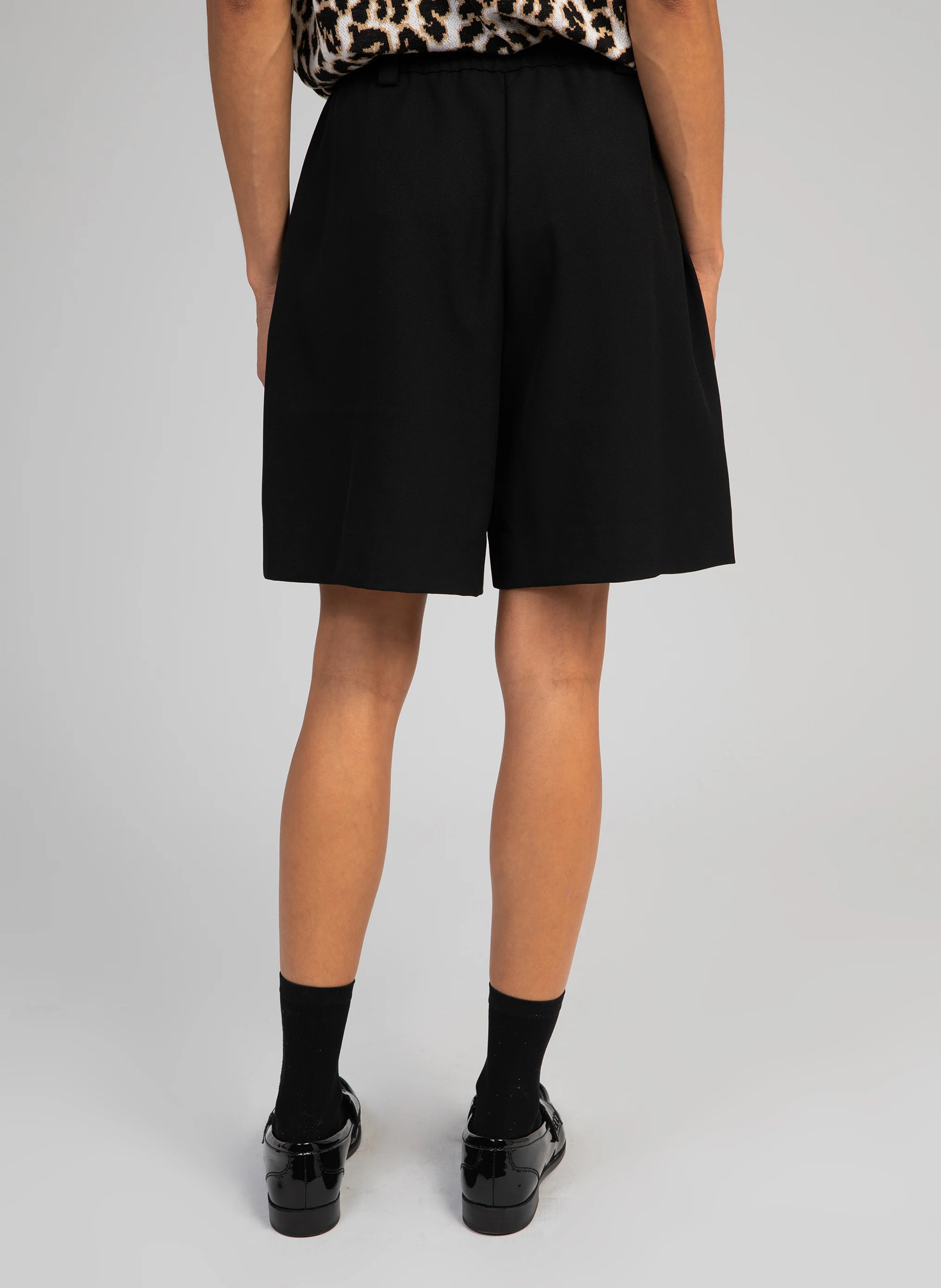 PALIO - Bermuda taille haute | Noir