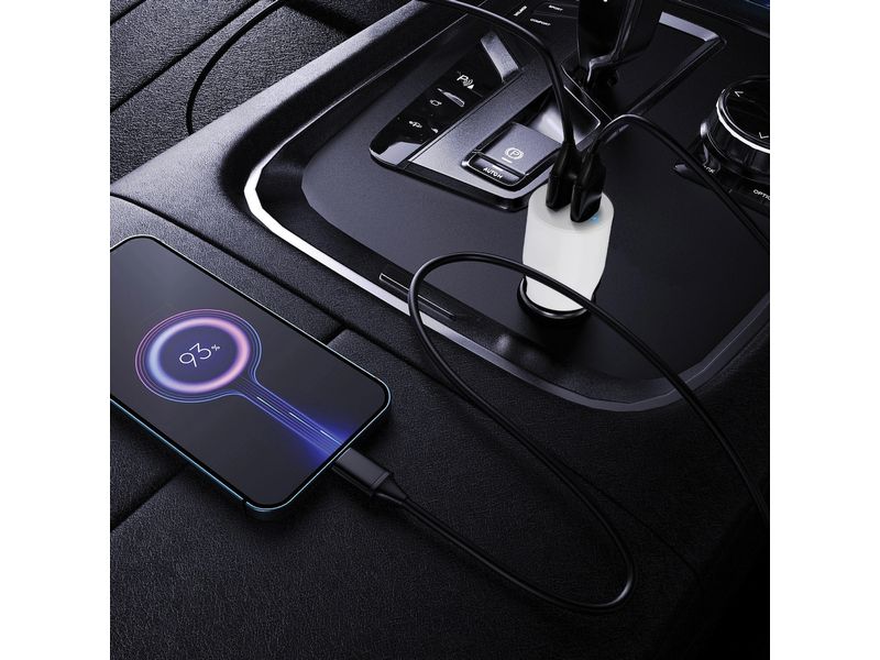 SKROSS Autoladegerät Dual Car Charger, 20 W PD Duales USB-Ladegerät für Auto, Camper, LKW und Boot