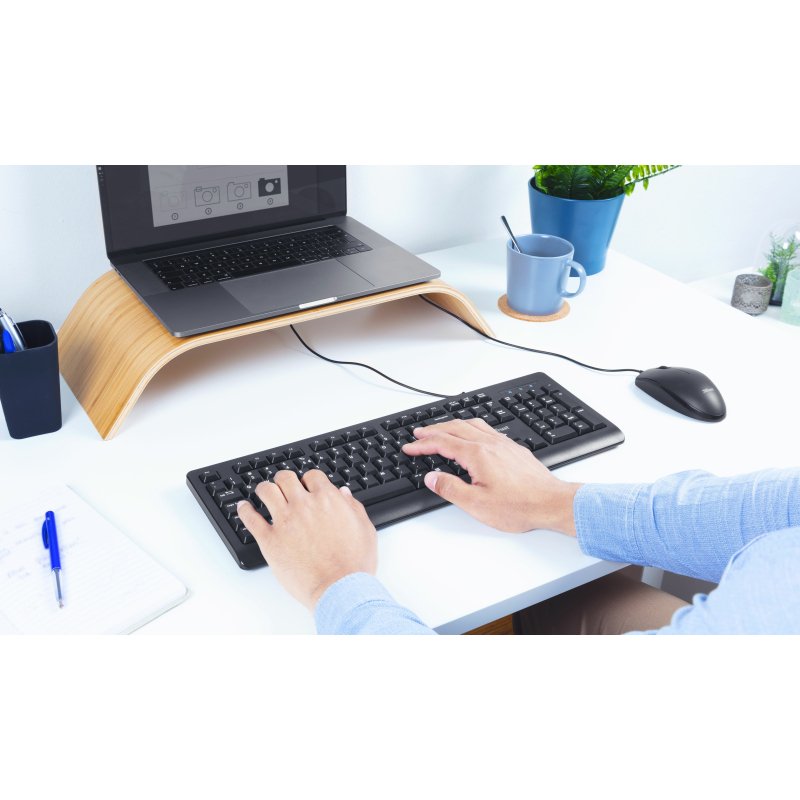Trust Primo clavier Bureau USB AZERTY Français Noir