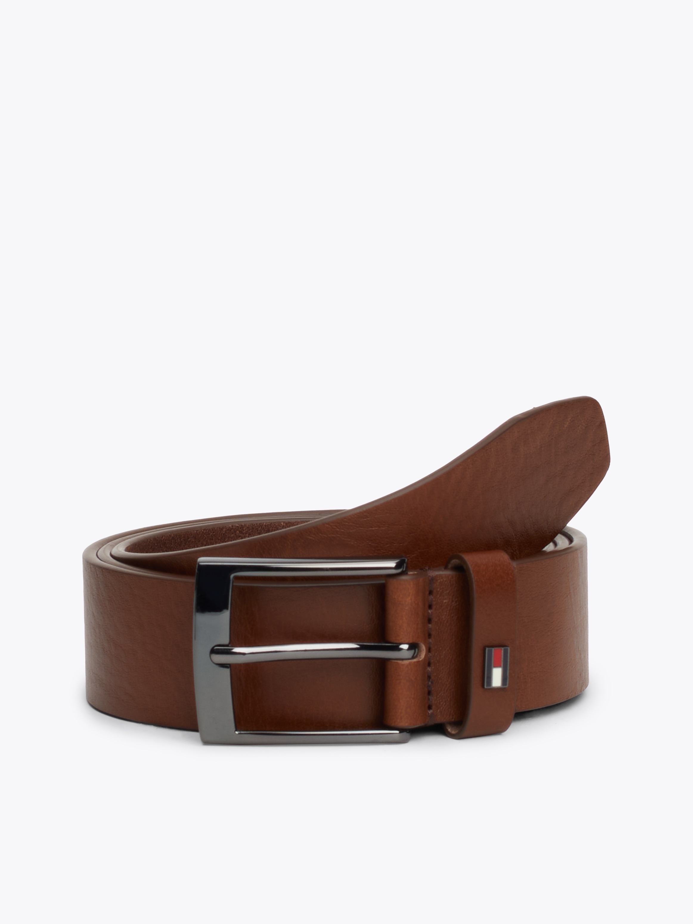 Tommy Hilfiger Ledergürtel »Adan New Leather 3,5cm breit«, mit Logoprägung