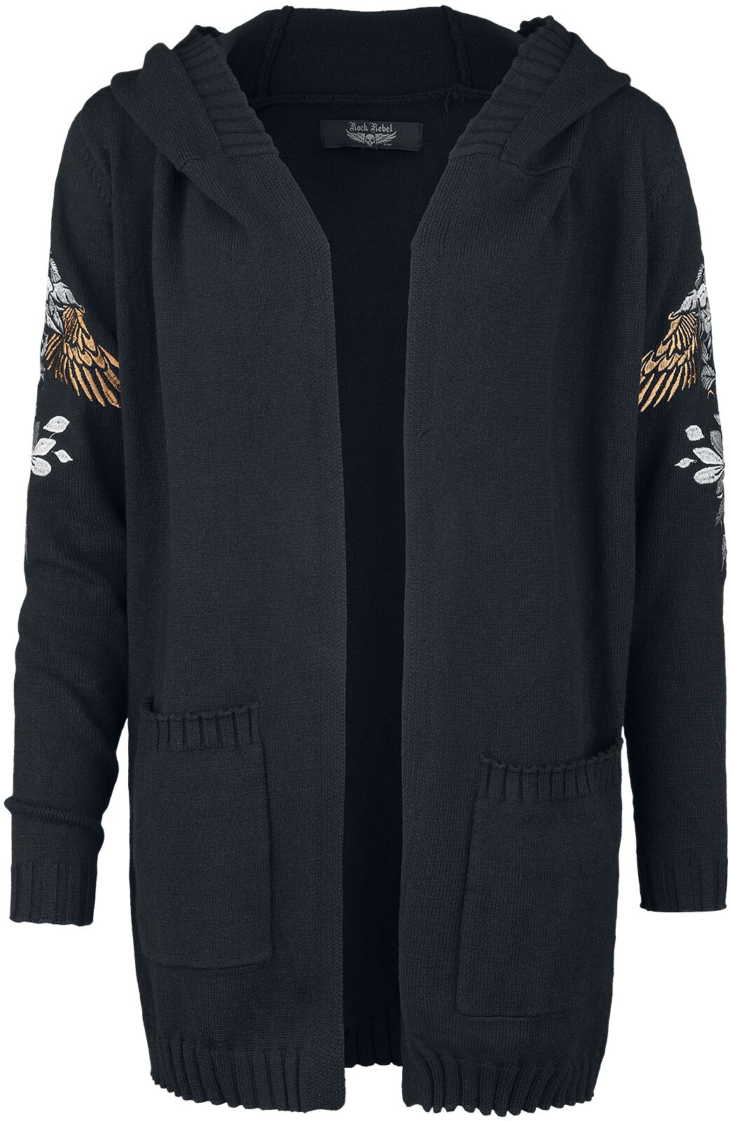 Cardigan With Embroidery | Rock Rebel by EMP Cardigan