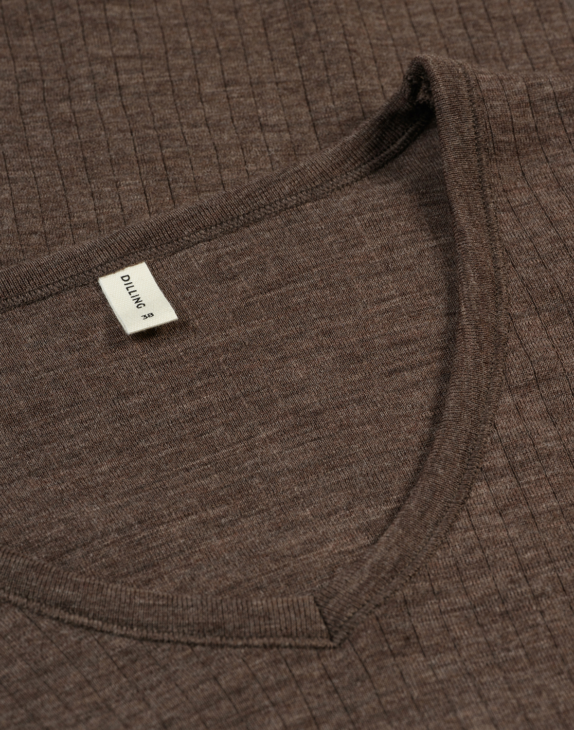 Shirt met v-hals van merinowol voor dames