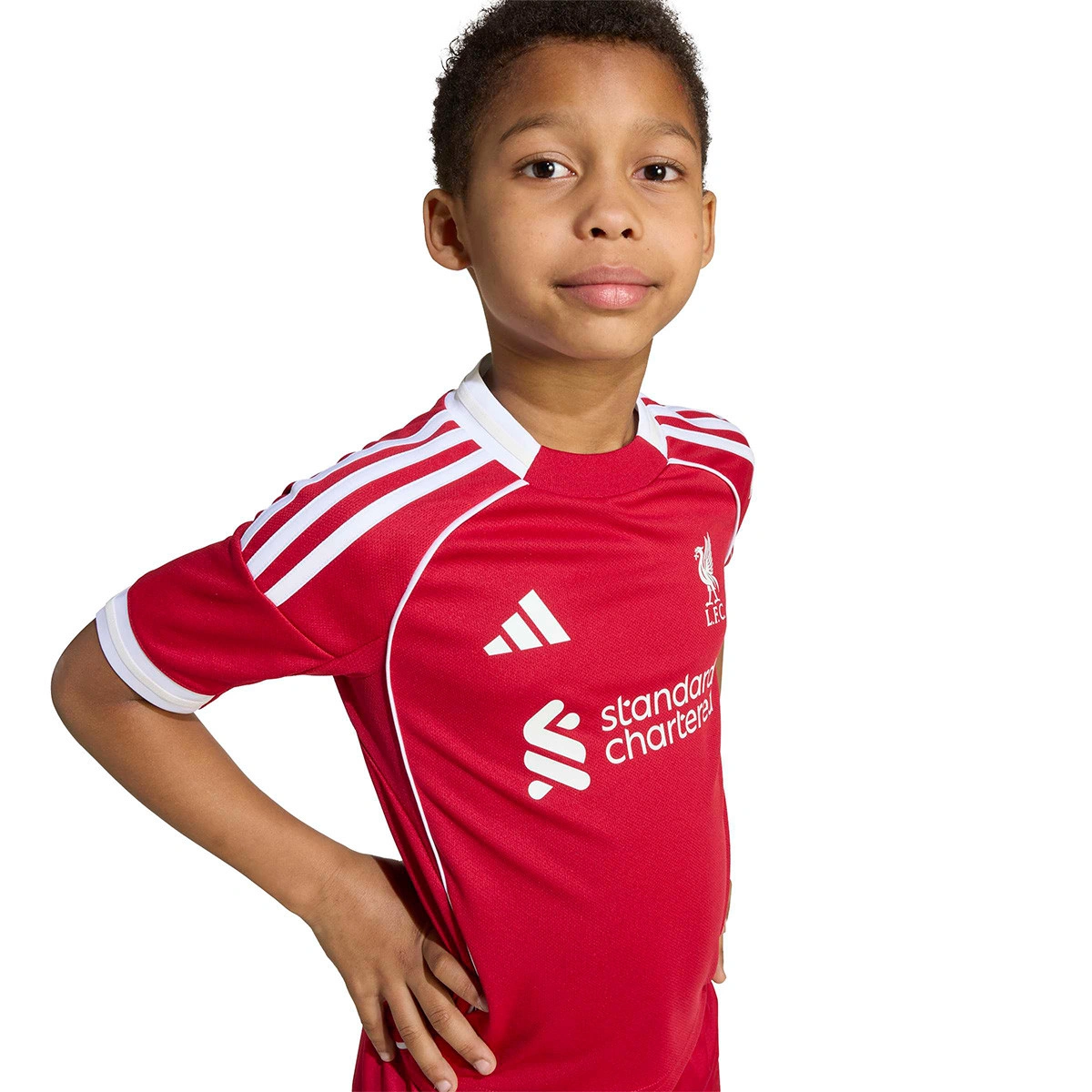 Conjunto adidas Liverpool FC Primeiro Equipamento 2025-2026 Criança