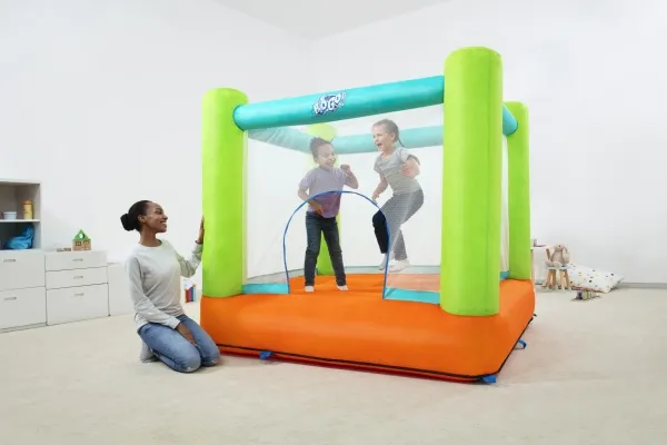 Bestway Hoppeborg med pumpe 194 x 175 x 170 cm