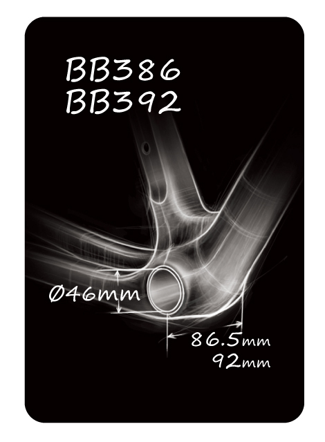 TOKEN Ninja TF386GXP BB386/392 SRAM GXP 22-24mm Bottom Bracket