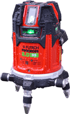 FUTECH Procross 8.0 DS Kruislijnlaser Groen in Koffer PROMO! met Quatro MM   Statief - 044.80G.4M-P