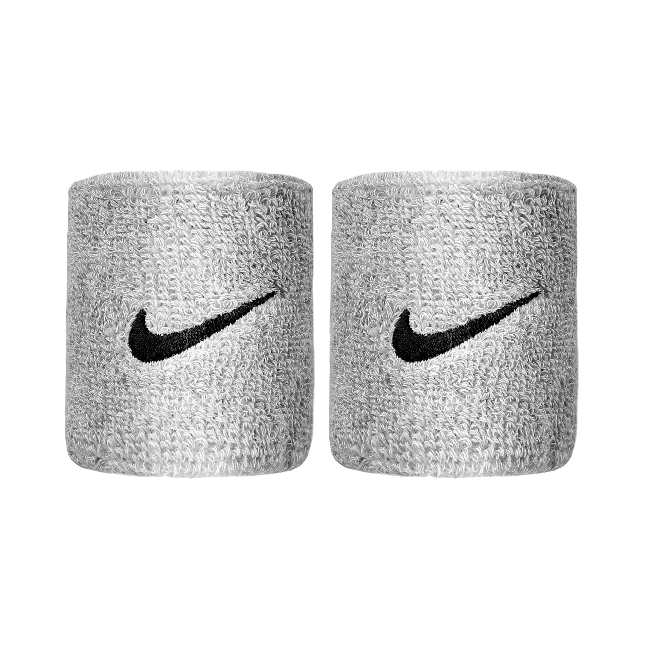 Nike Swoosh Poignet Pack De 2 Unités - Gris Clair , Noir
