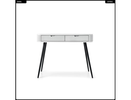 OTITEC - Coiffeuse - l.103 x h.80 x p.49 cm - vana - blanc