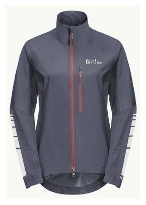 Veste Imperméable Femme Jack Wolfskin Morobbia 2.5L Gris