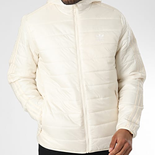 Doudoune Capuche A Bandes HL9213 Beige