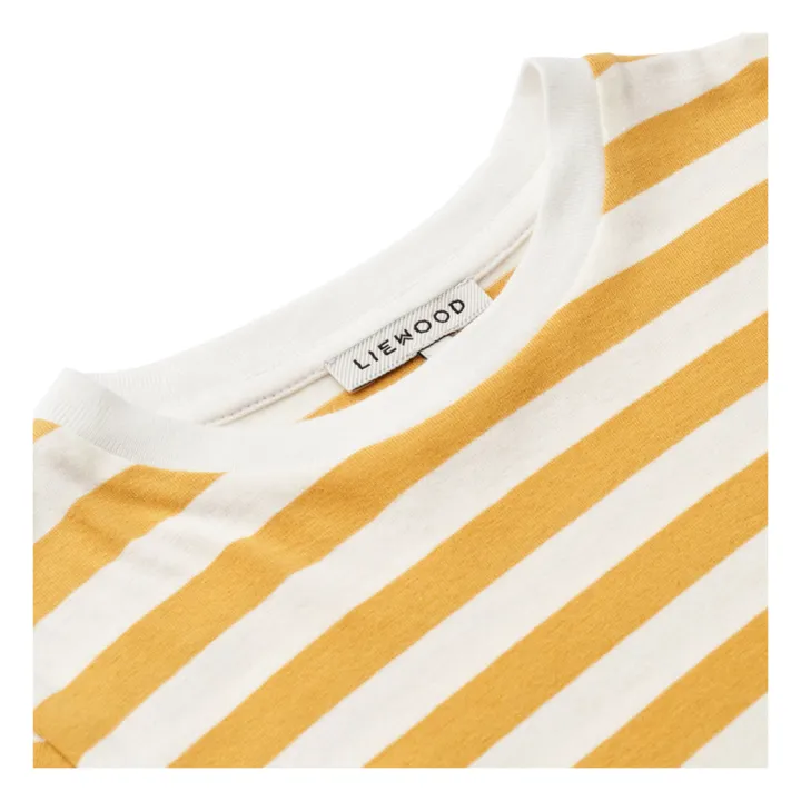 Liewood T-Shirt Manches Courtes Coton Bio Apia | Jaune moutarde