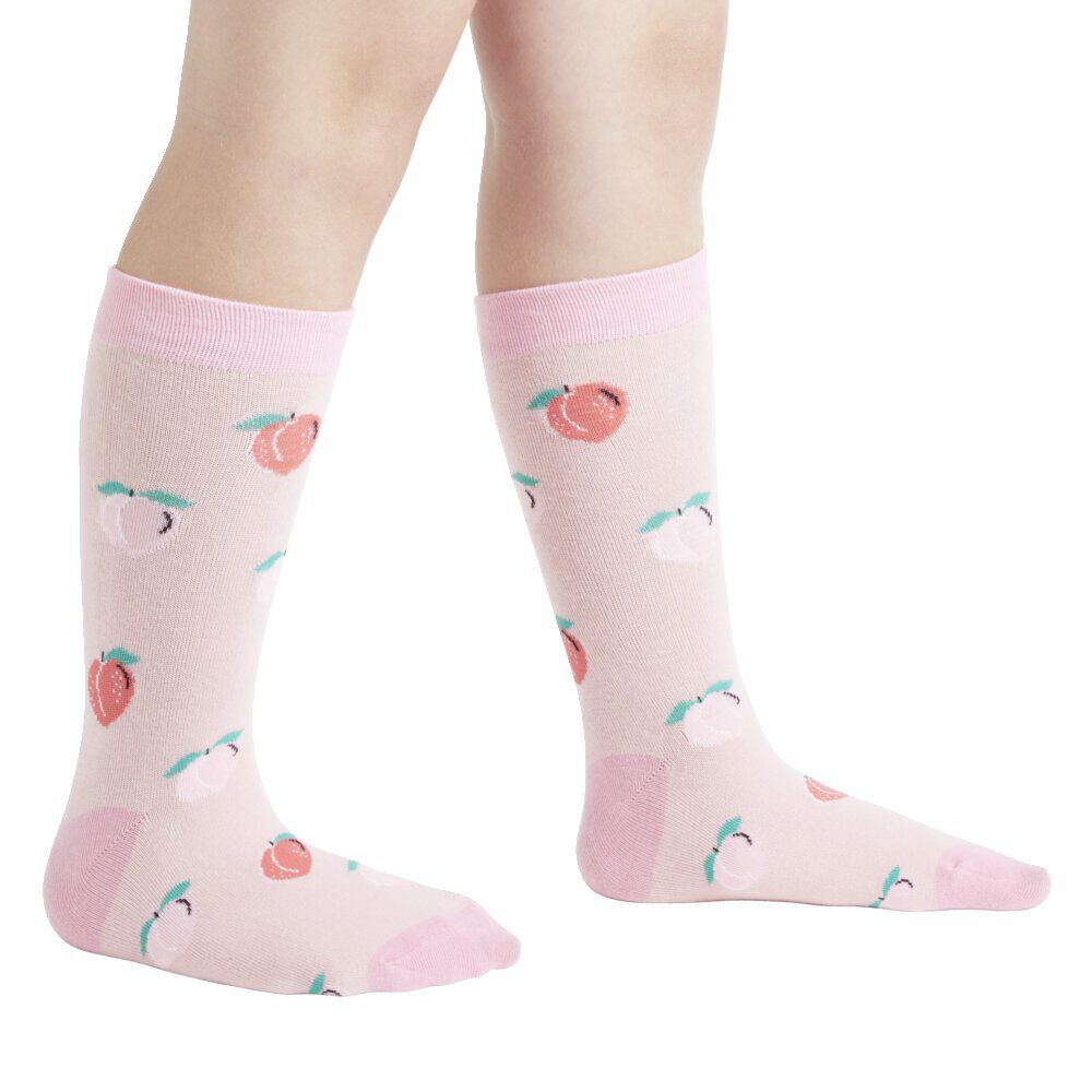 Coffret chaussettes fruit pêche et balle anti-stress - Taille unique