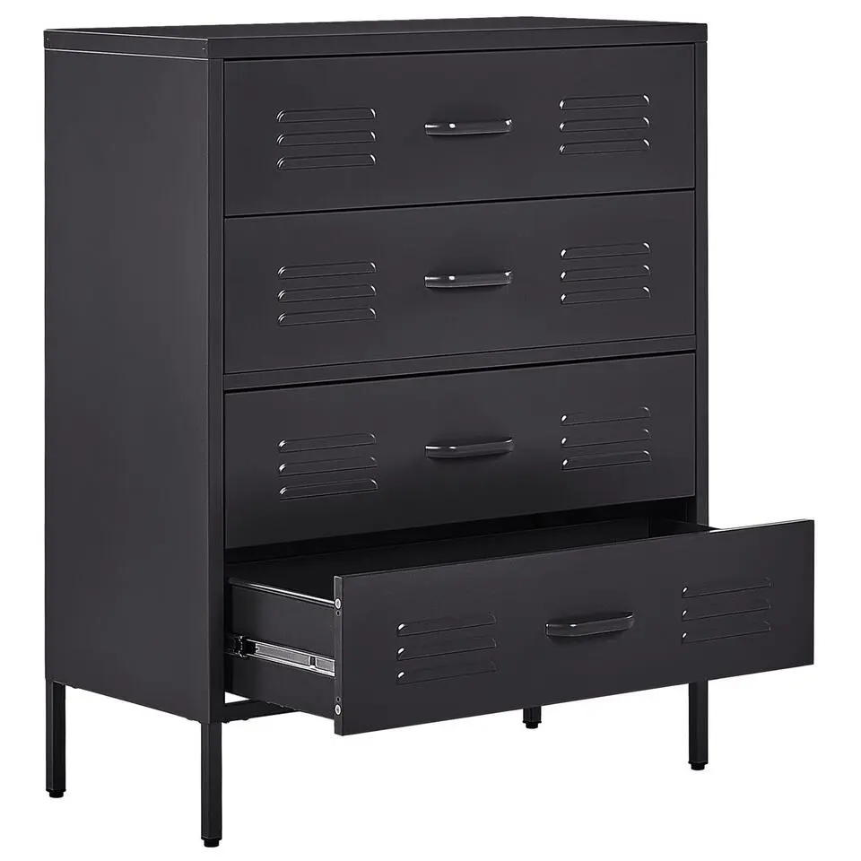 ENAGO - Commode - Zwart - Staal