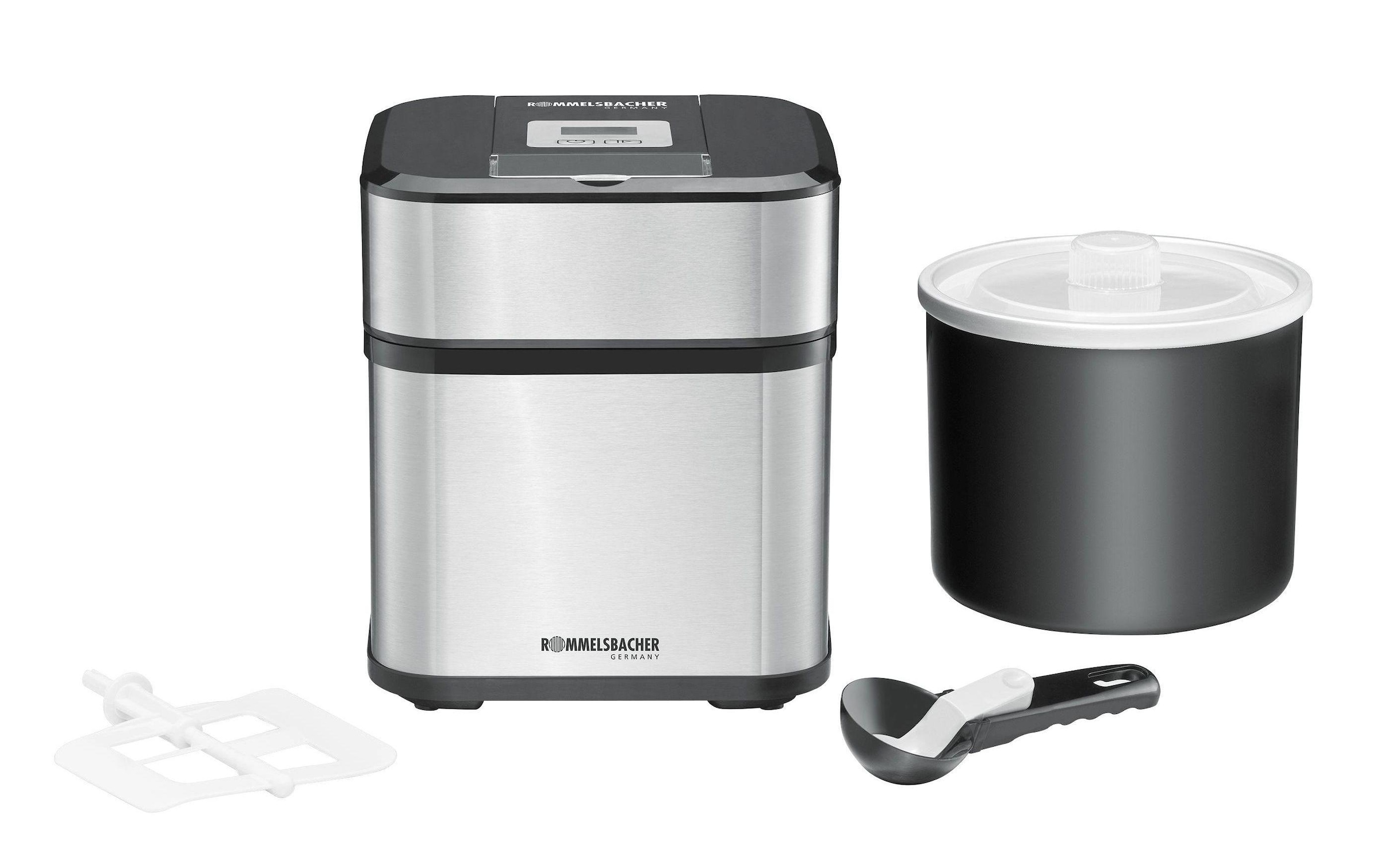Rommelsbacher Eismaschine »»4in1, 500 ml«« 1,5 l 12 W Lieferung mit passendem CH-Fixadapter