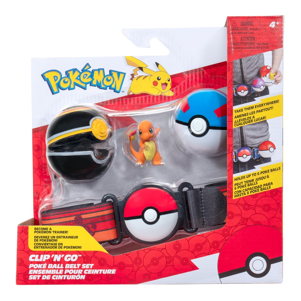 Pokemon - Clip N Go Belt Set Charmander