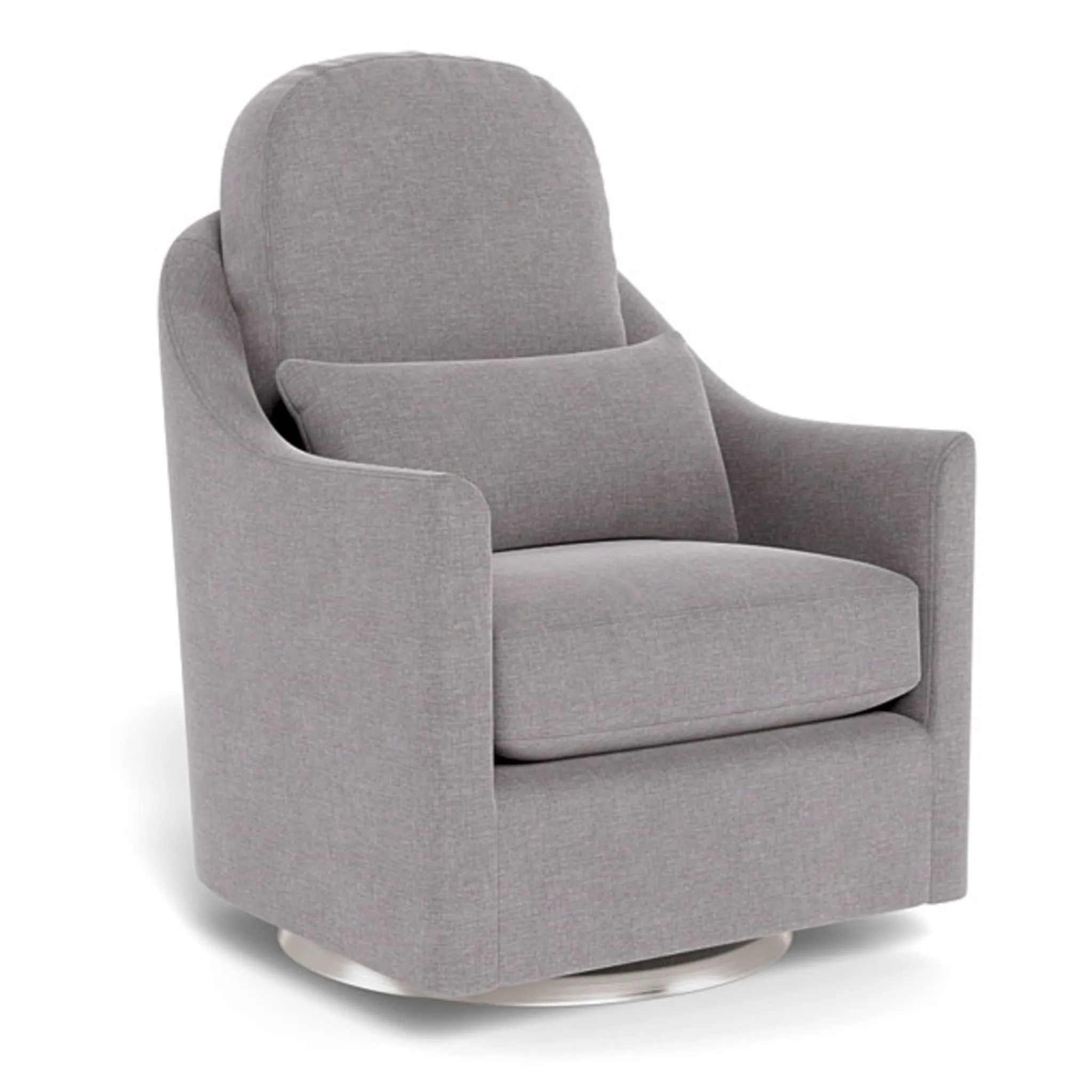 Monte Fauteuil Berçant et Pivotant Nessa -  Pebble  Argent