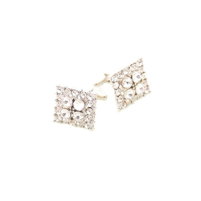 Boutons de manchette, EREBUS clair, Cristal Swarovski