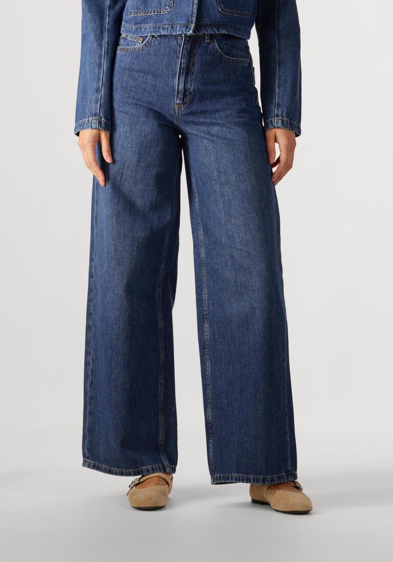 blauwe vanessa bruno wide jeans bilbao
