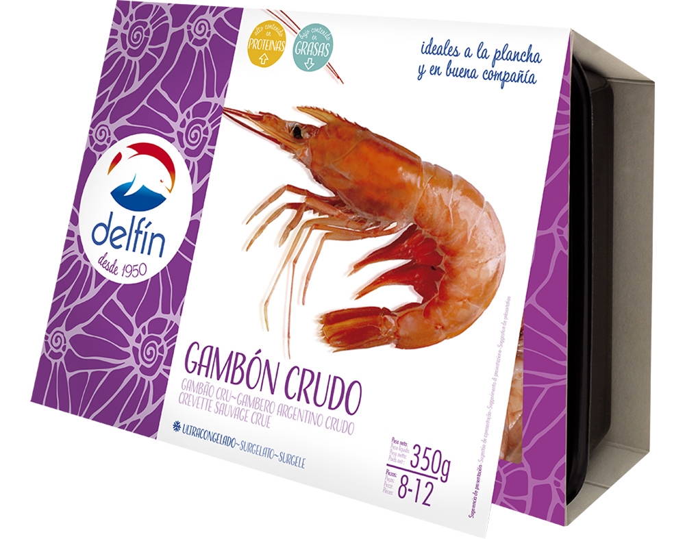 GAMBÃO DELFIN CRÚ 8-12 350G