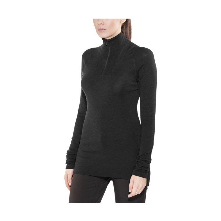 Woolpower Zip Turtleneck Lite Black