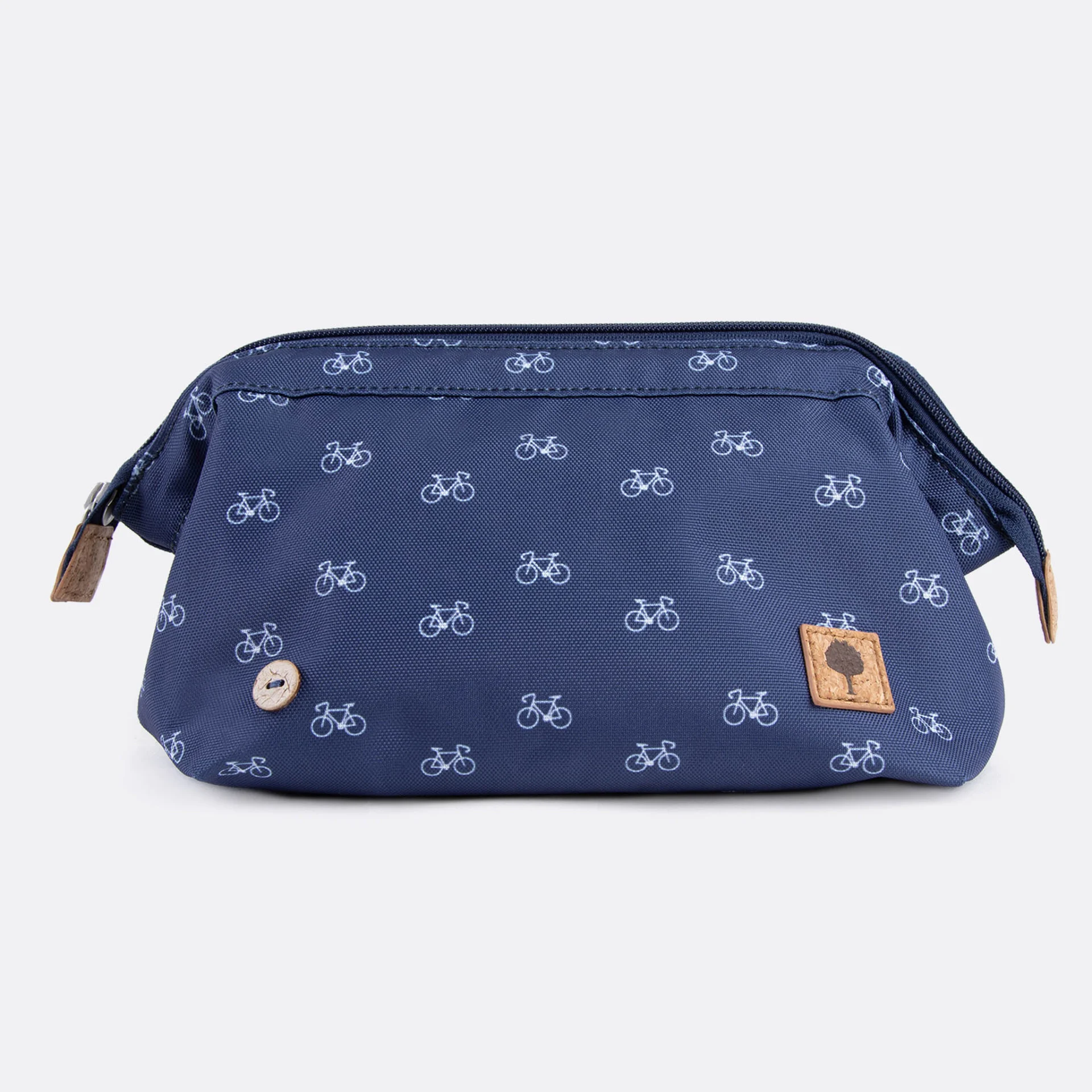 Trousse de toilette bleue vegan polyester recyclé - modèle washbag