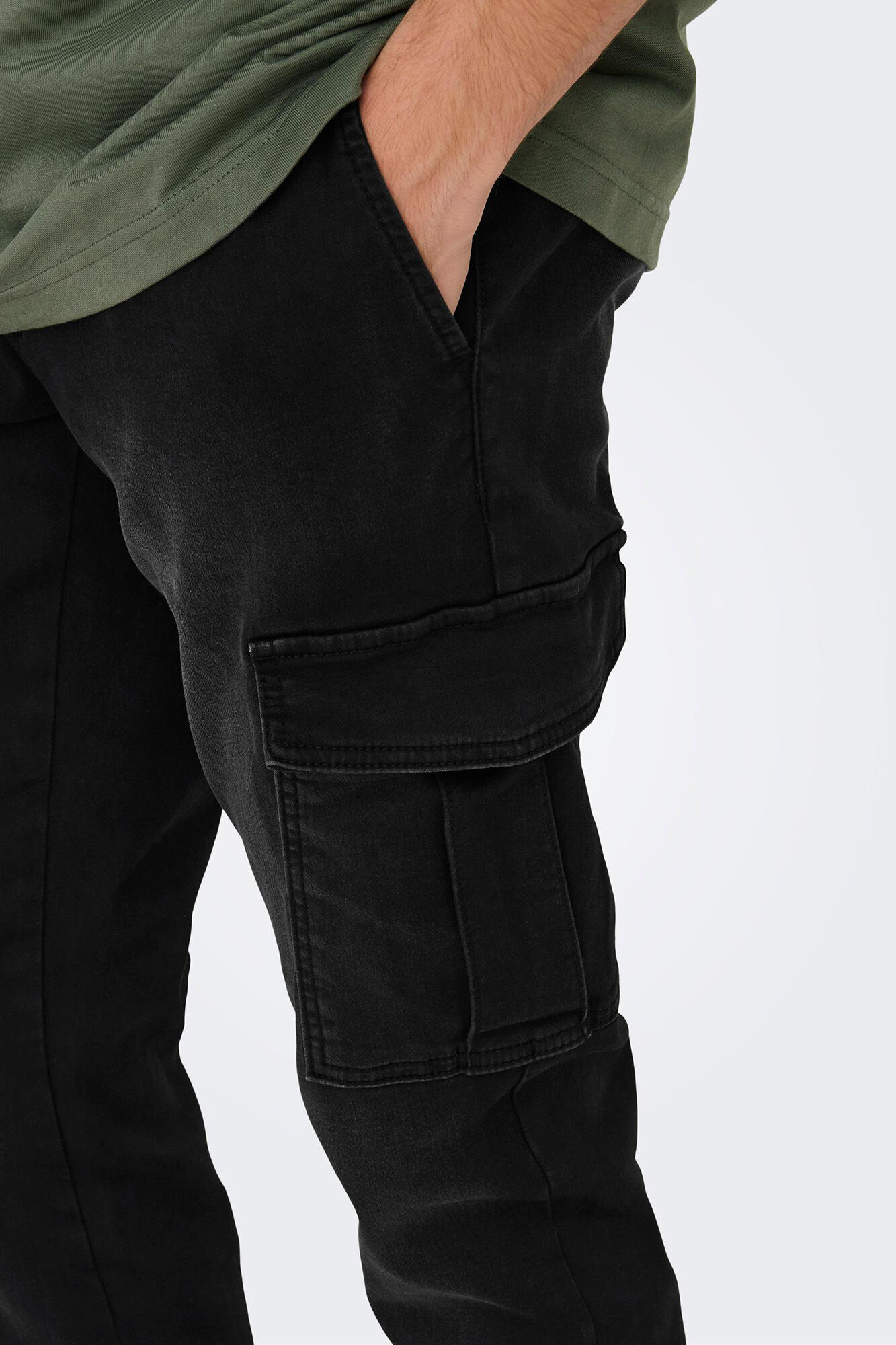 calça cargo preta
